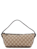 07198 Beige Brown GG Boat Pochette