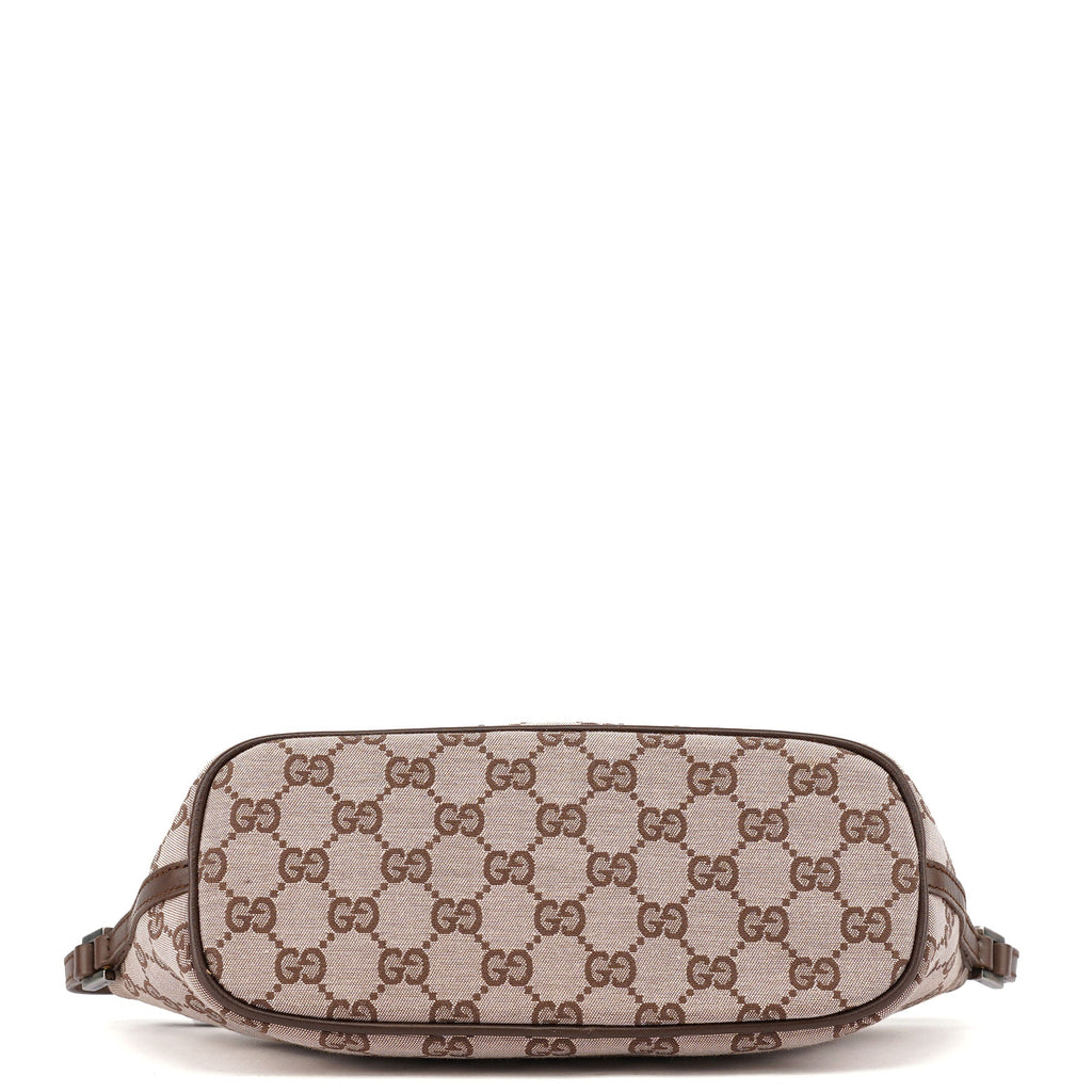 07198 Beige Brown GG Boat Pochette