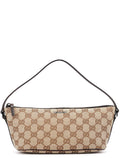 07198 Beige Brown GG Boat Pochette