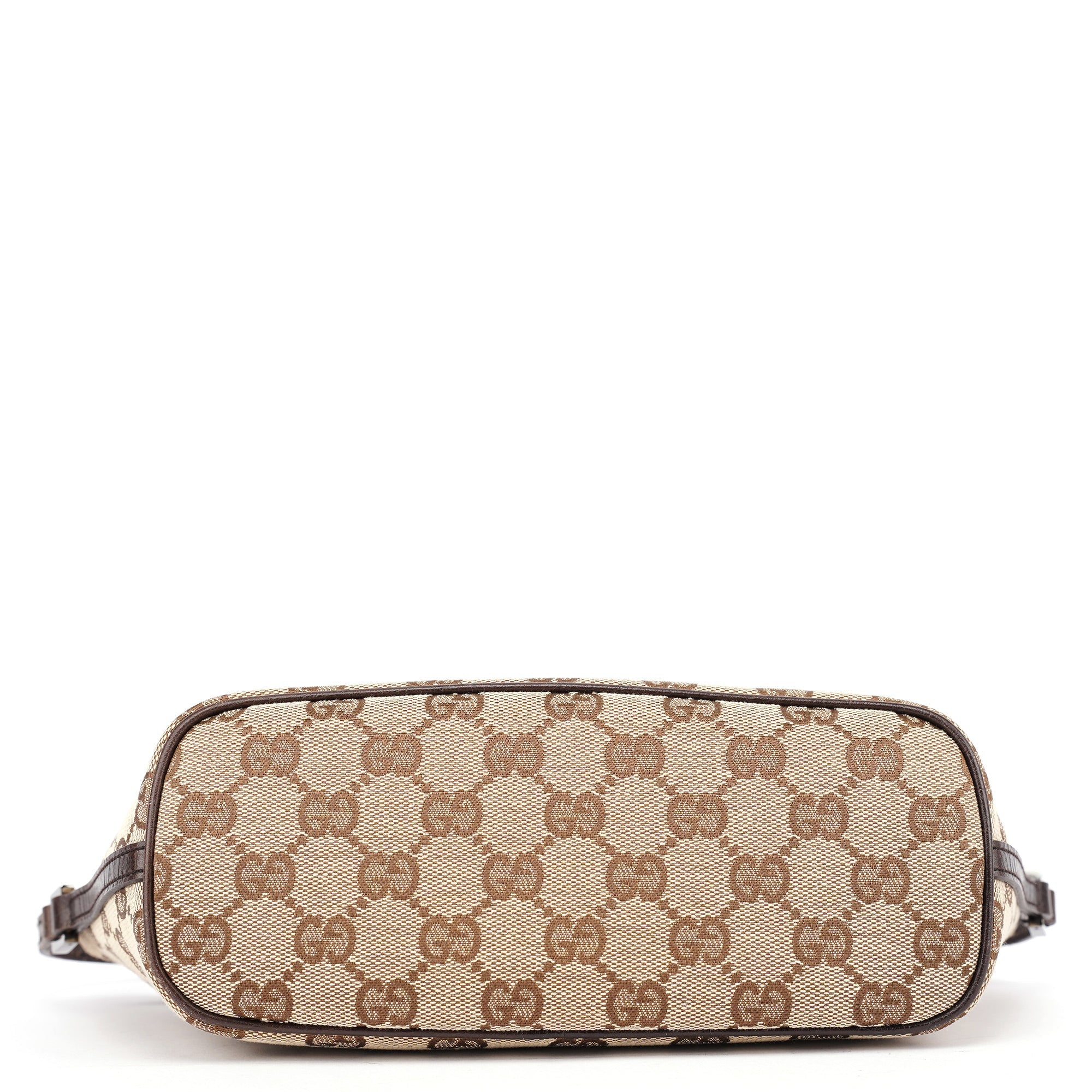 07198 Beige Brown GG Boat Pochette