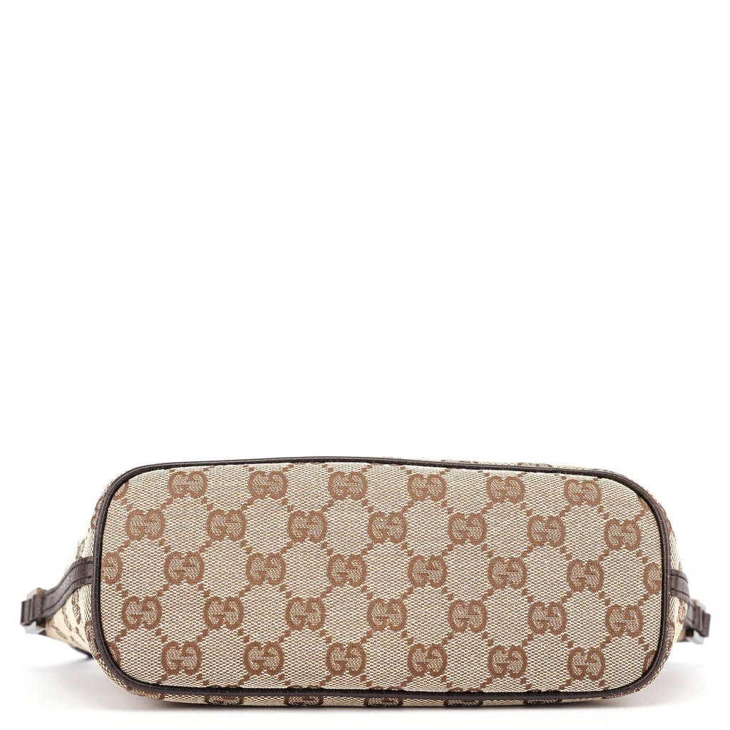 07198 Beige Brown GG Boat Pochette