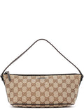 07198 Beige Brown GG Boat Pochette