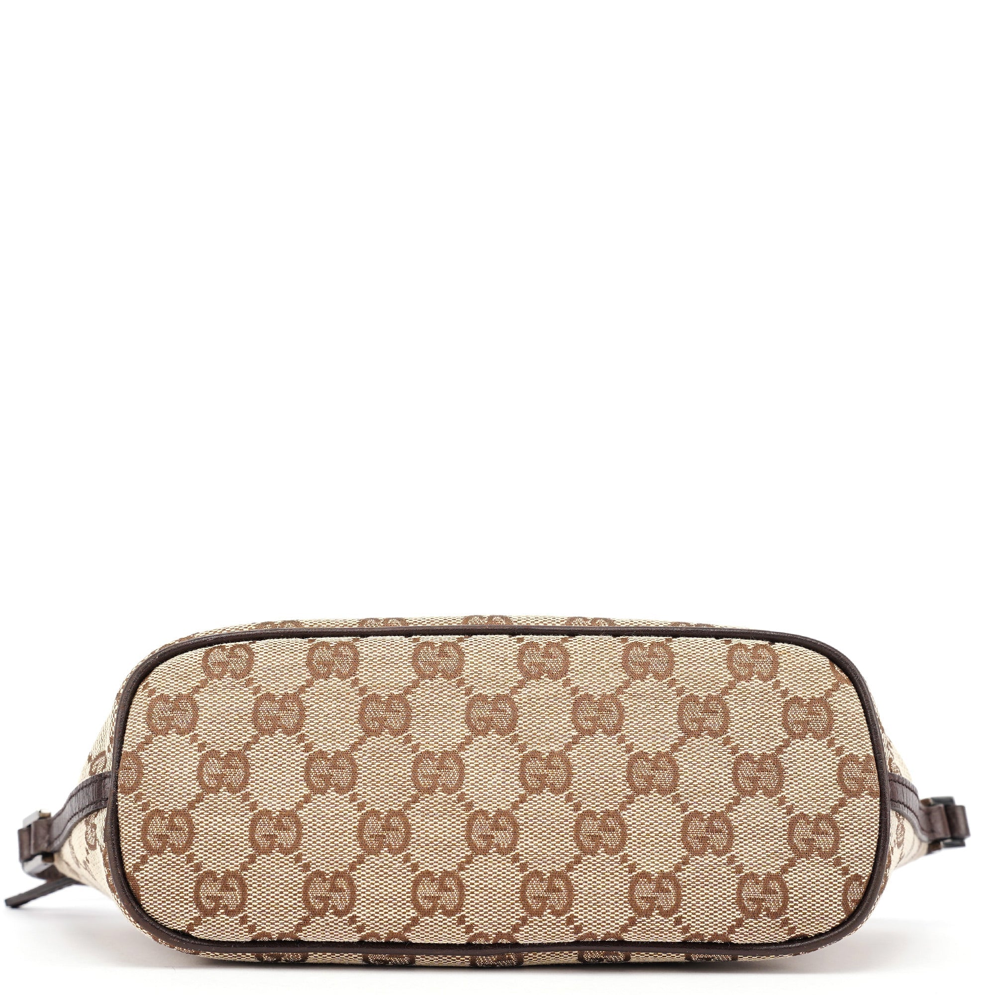 07198 Beige Brown GG Boat Pochette