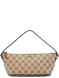 07198 Beige Brown GG Boat Pochette