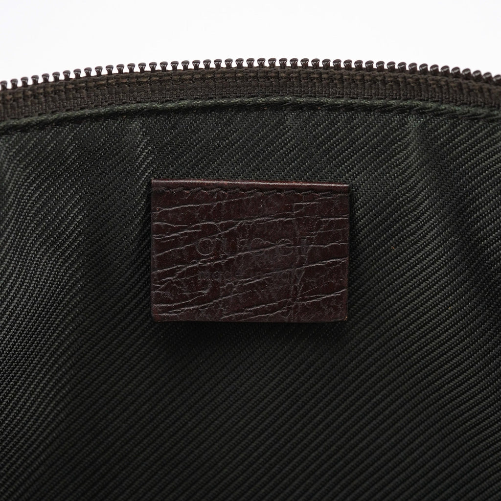 07198 Beige Brown GG Boat Pochette
