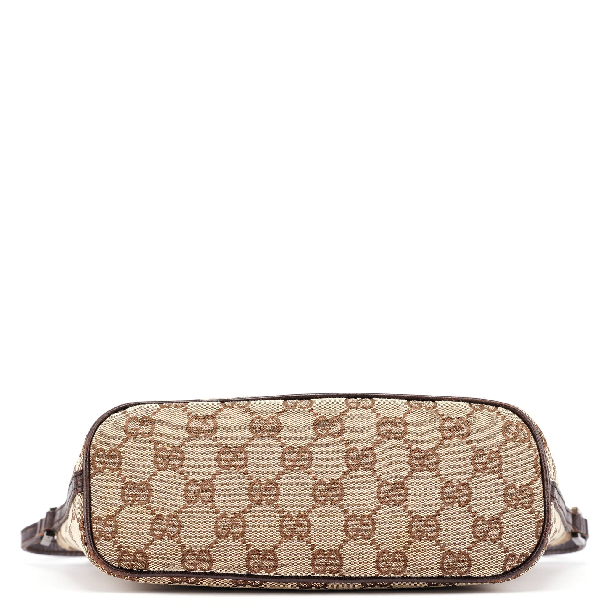07198 Beige Brown GG Boat Pochette