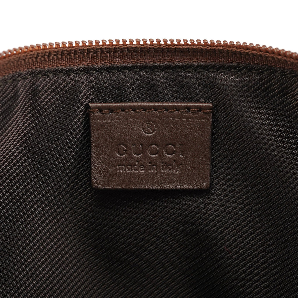 07198 Beige Brown GG Boat Pochette