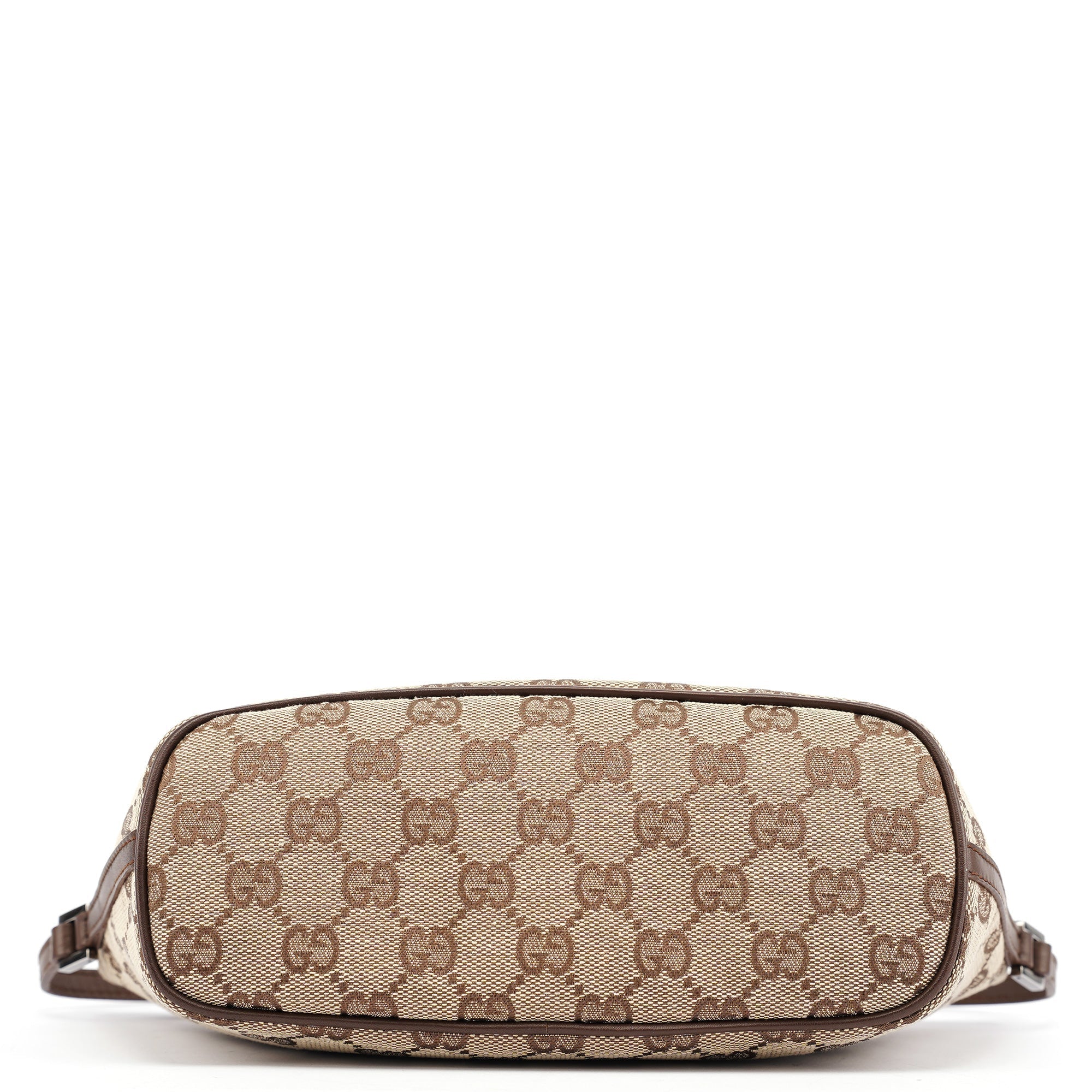 07198 Beige Brown GG Boat Pochette