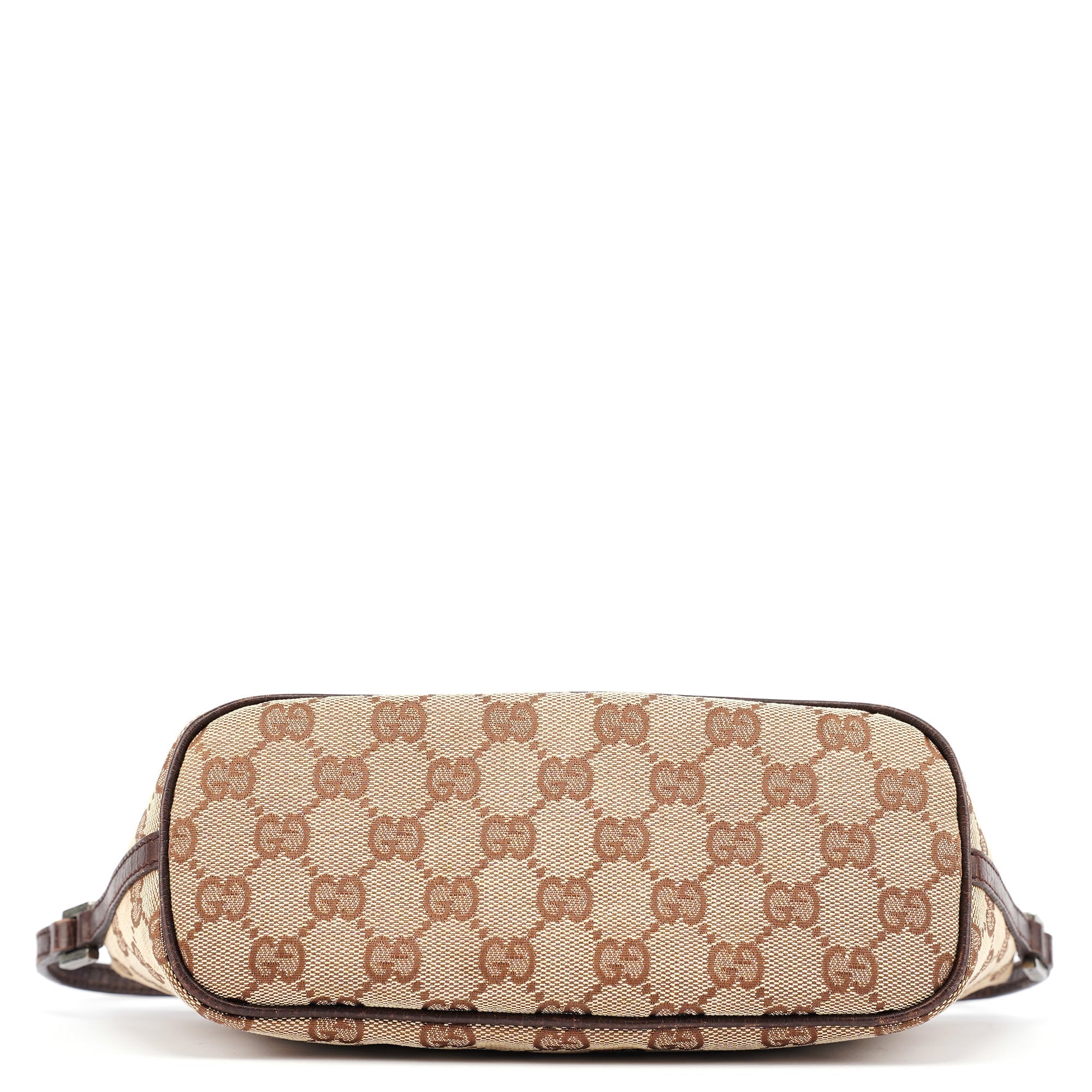 07198 Beige Brown GG Boat Pochette