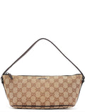 07198 Beige Brown GG Boat Pochette