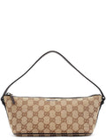07198 Beige Brown GG Boat Pochette