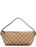 07198 Beige Brown GG Boat Pochette