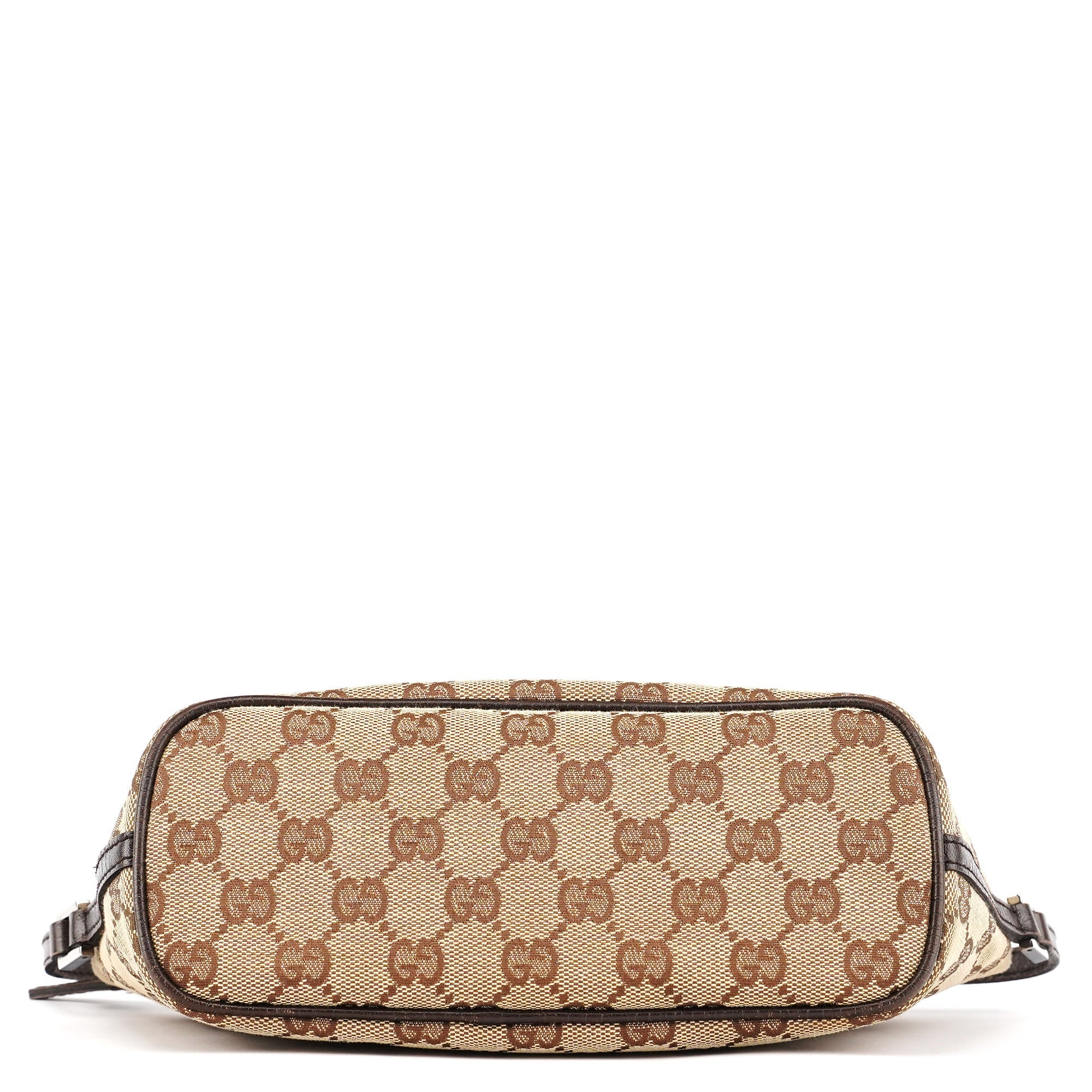 07198 Beige Brown GG Boat Pochette