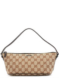 07198 Beige Brown GG Boat Pochette