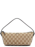 07198 Beige Brown GG Boat Pochette