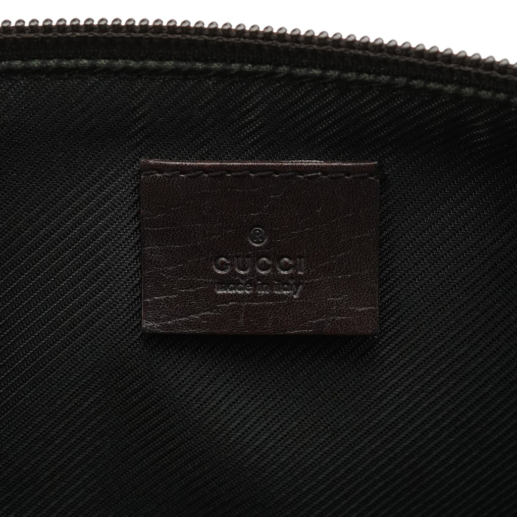 07198 Beige Brown GG Boat Pochette