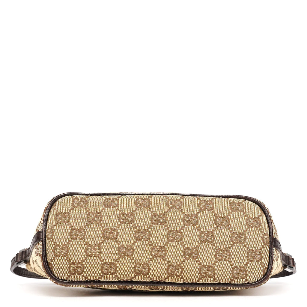 07198 Beige Brown GG Boat Pochette