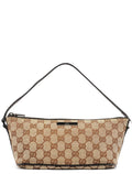 07198 Beige Brown GG Boat Pochette