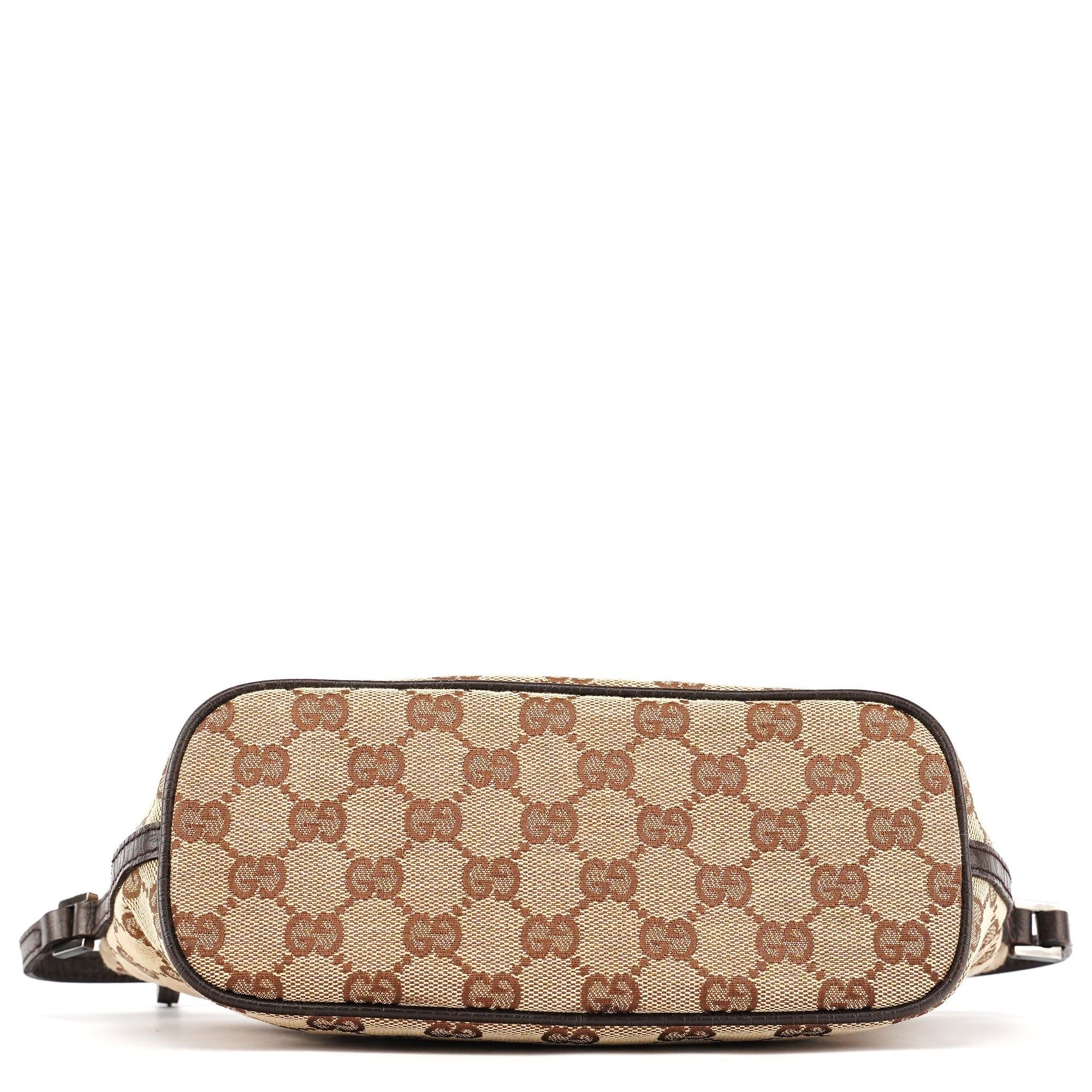 07198 Beige Brown GG Boat Pochette