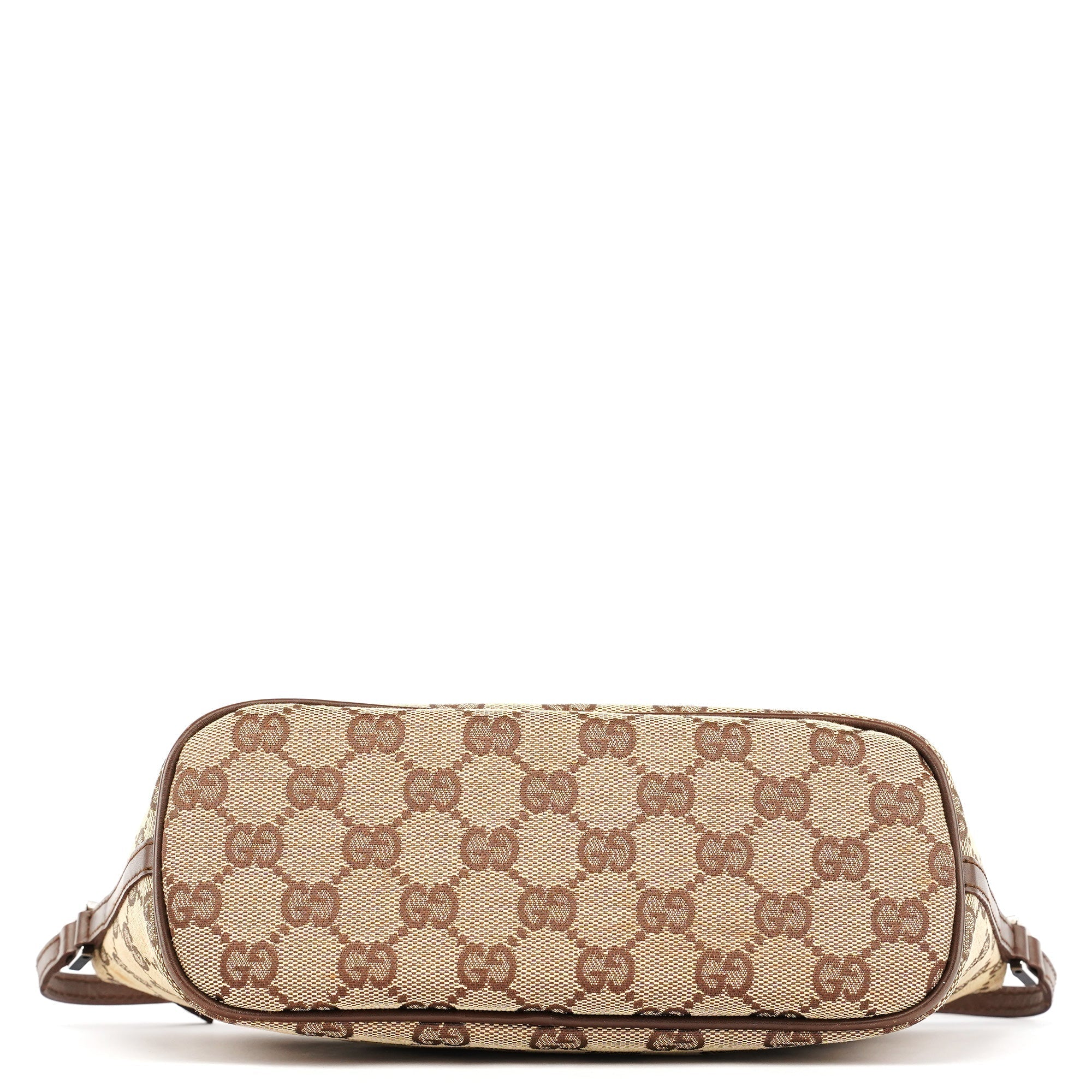 07198 Beige Brown GG Boat Pochette