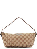 07198 Beige Brown GG Boat Pochette