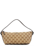 07198 Beige Brown GG Boat Pochette