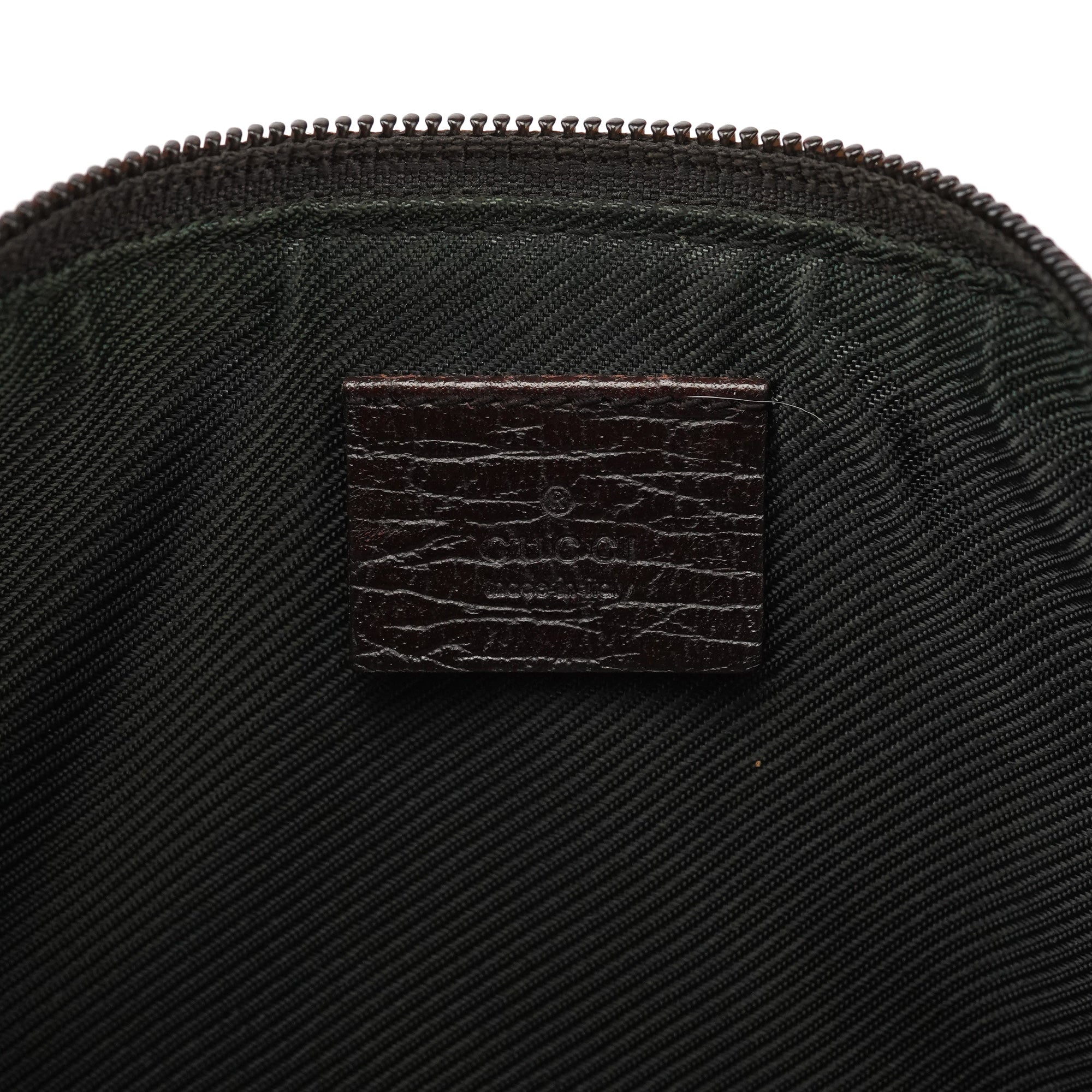 07198 Beige Brown GG Boat Pochette
