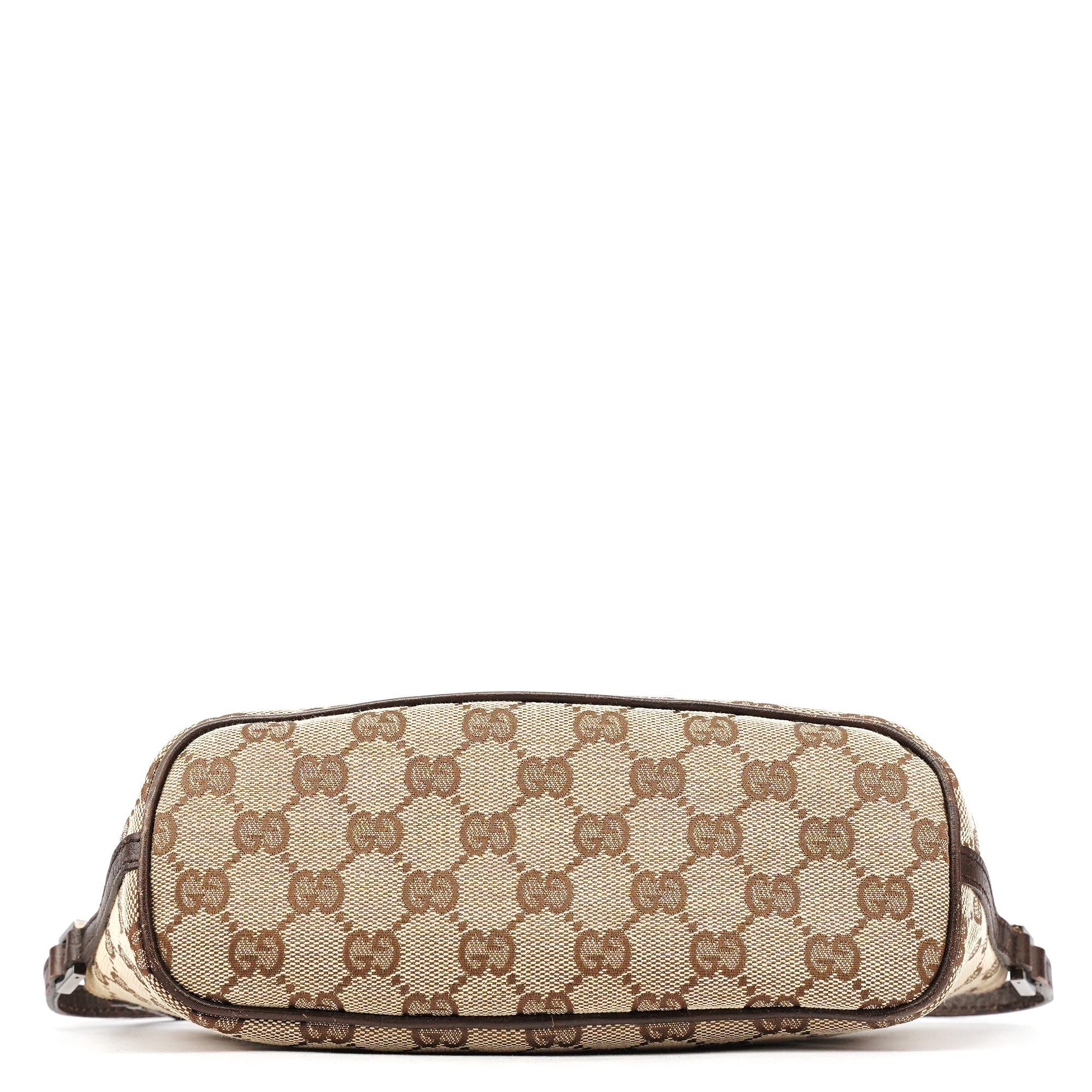 07198 Beige Brown GG Boat Pochette