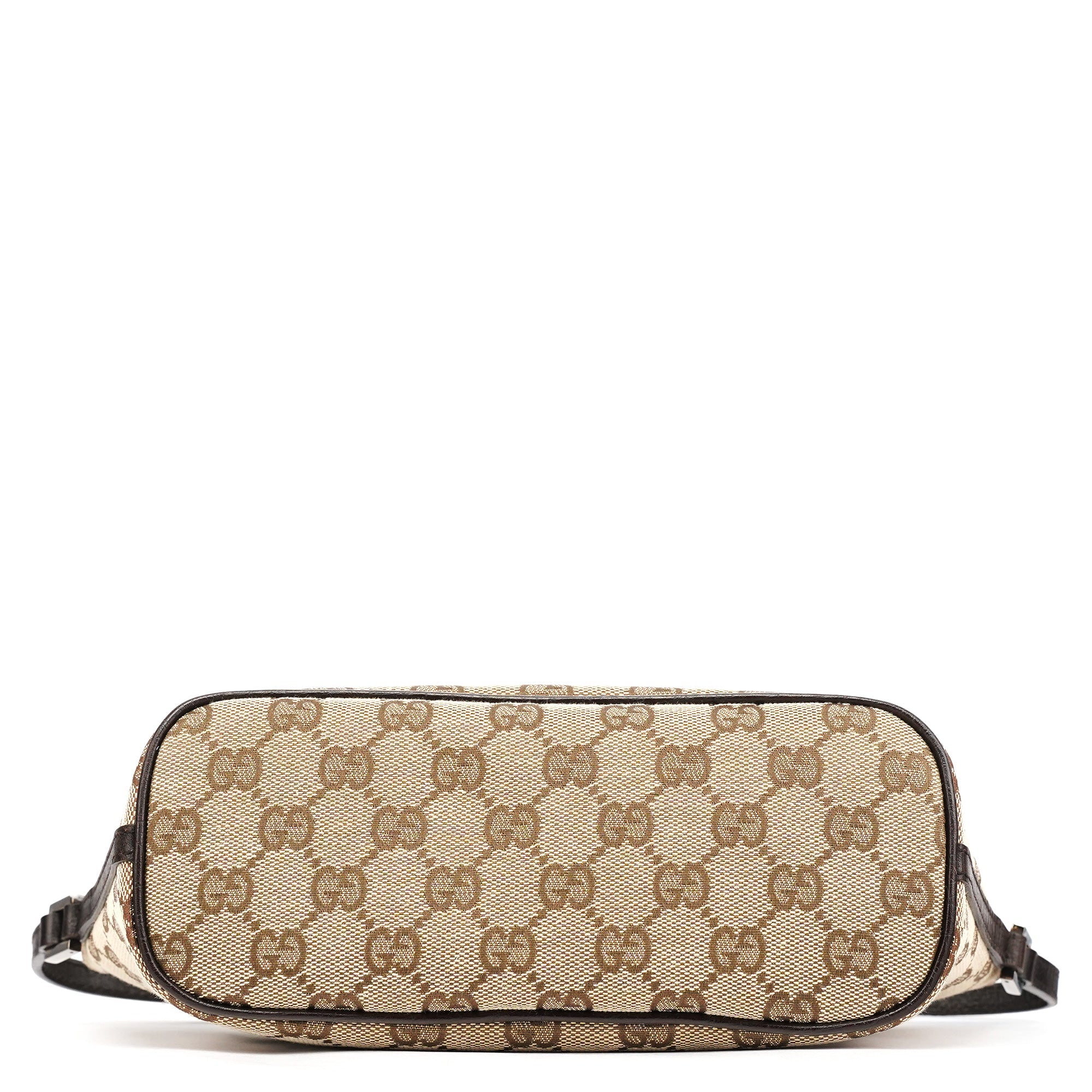 07198 Beige Brown GG Boat Pochette