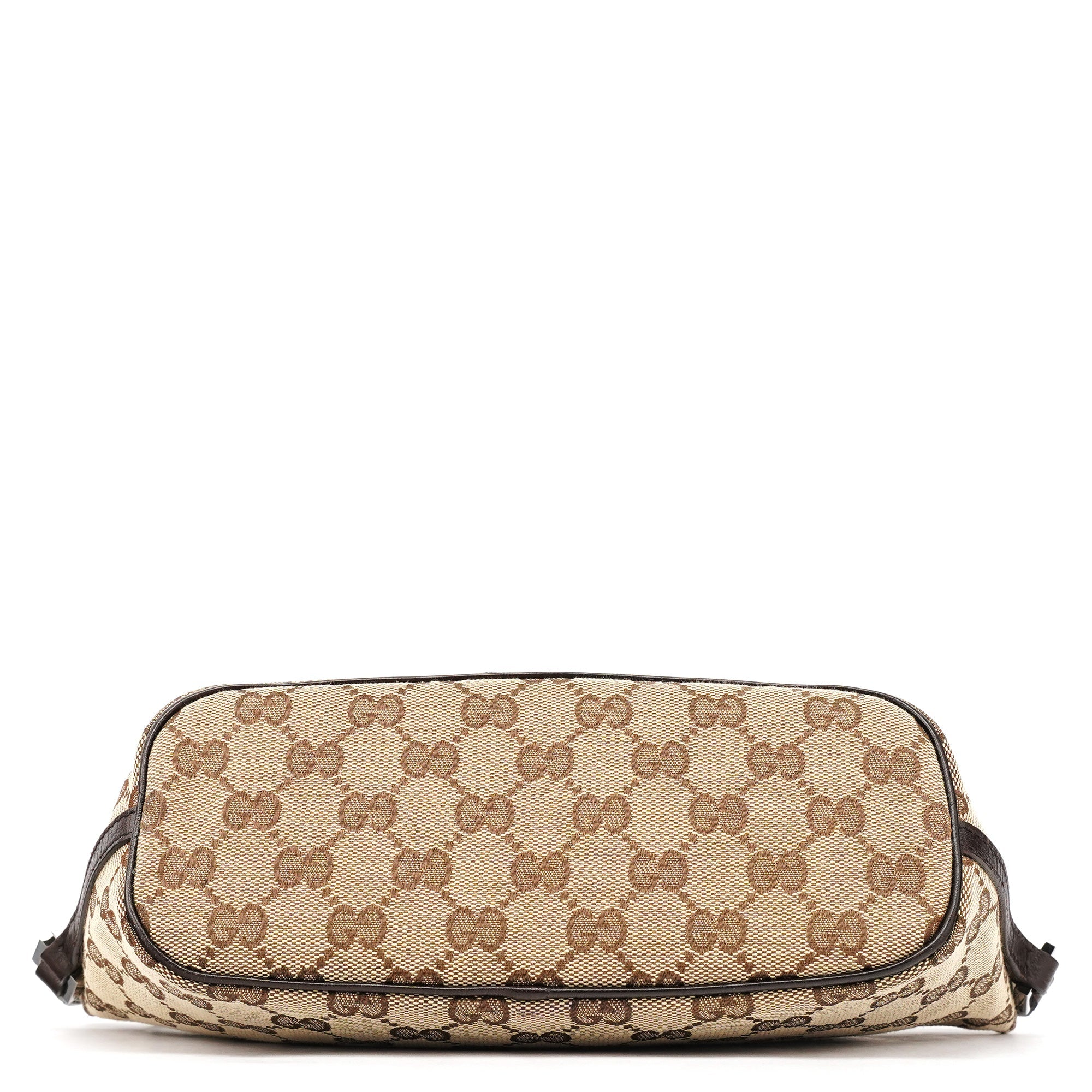 07198 Beige Brown GG Boat Pochette