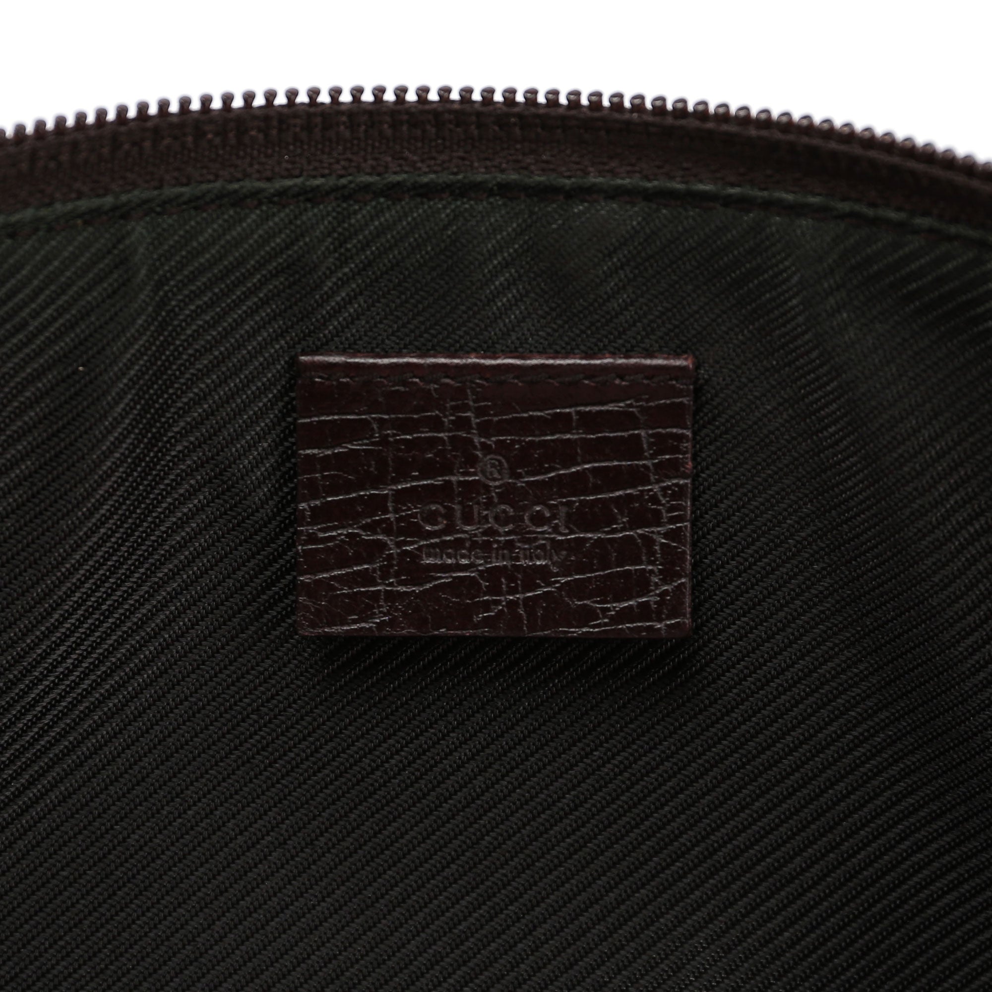 07198 Beige Brown GG Boat Pochette