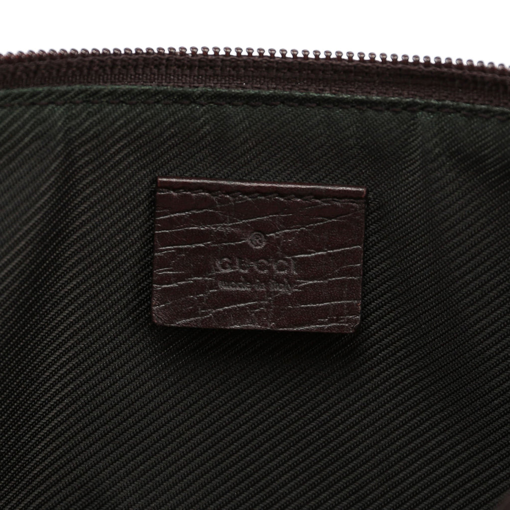 07198 Beige Brown GG Boat Pochette