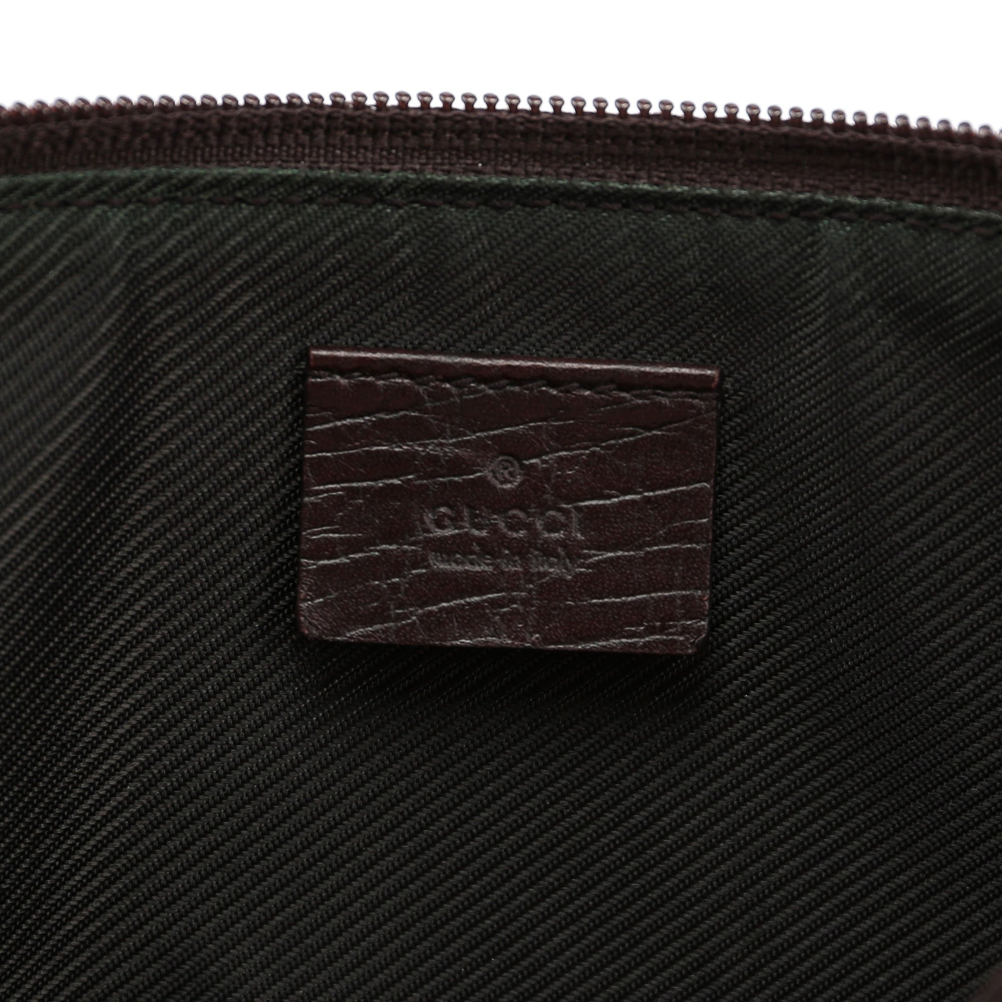 07198 Beige Brown GG Boat Pochette