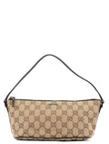 07198 Beige Brown GG Boat Pochette