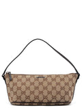 07198 Beige Brown GG Boat Pochette