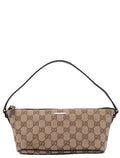 07198 Beige Brown GG Boat Pochette