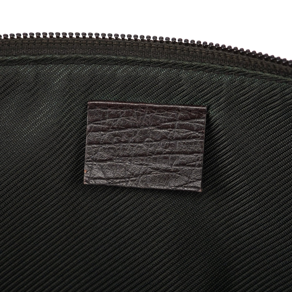 07198 Beige Brown GG Boat Pochette