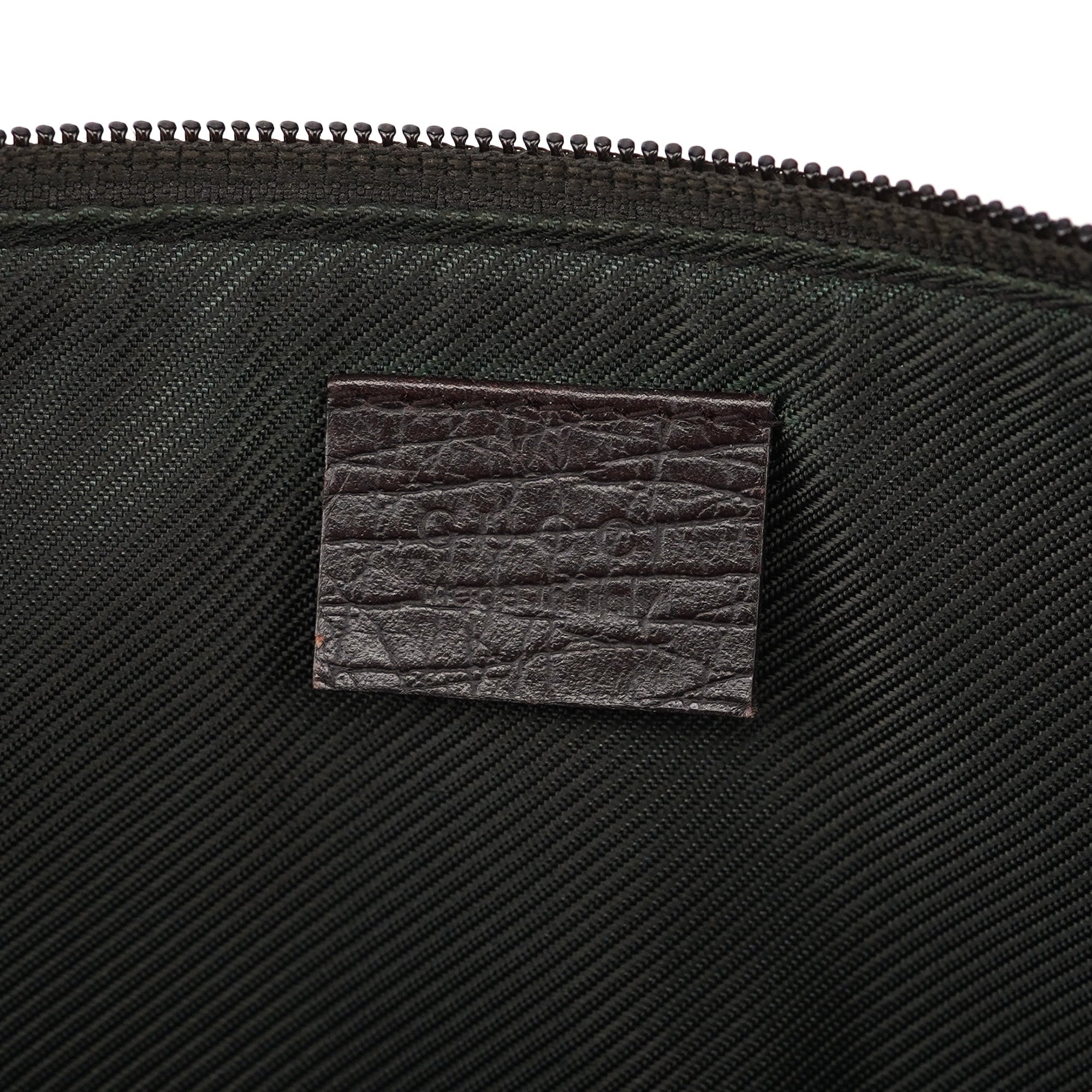 07198 Beige Brown GG Boat Pochette