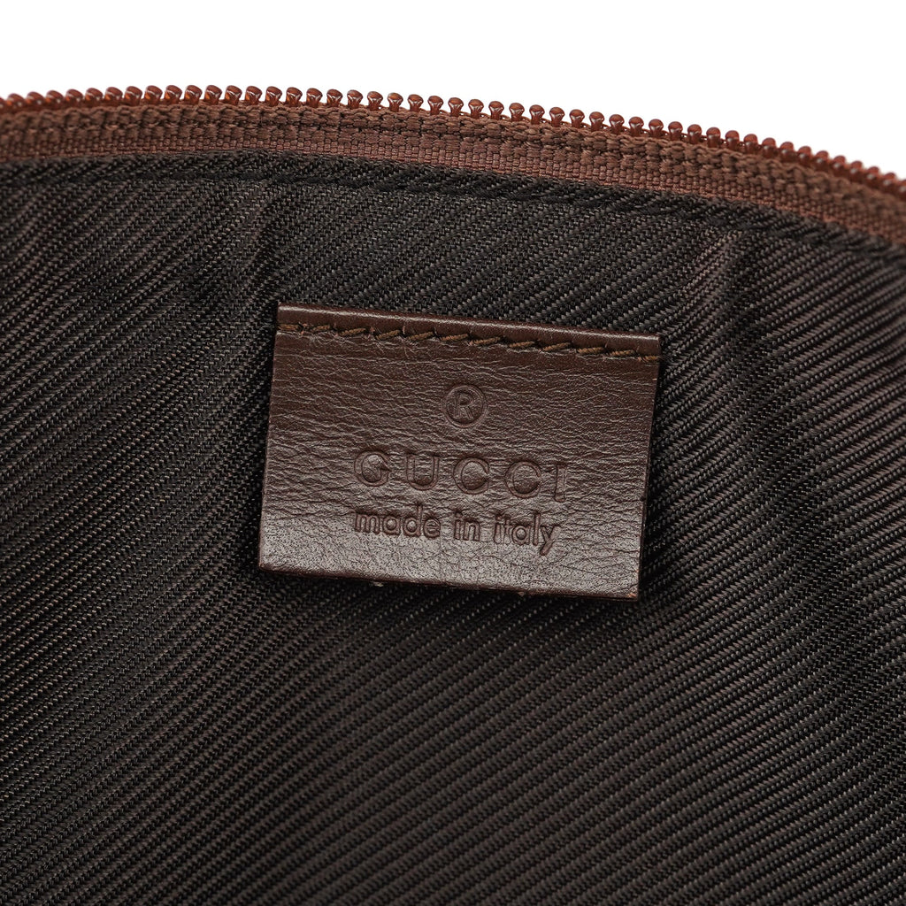 07198 Beige Brown GG Boat Pochette