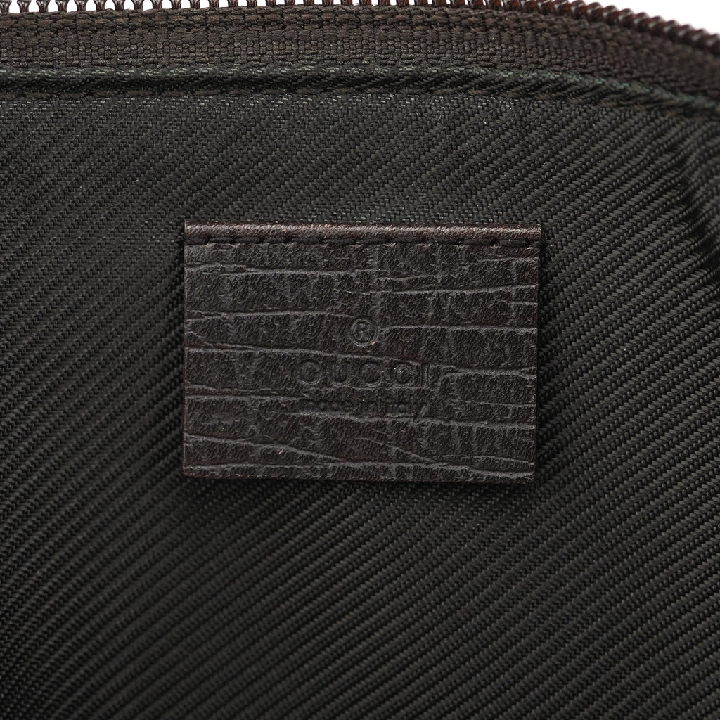 07198 Beige Brown GG Boat Pochette