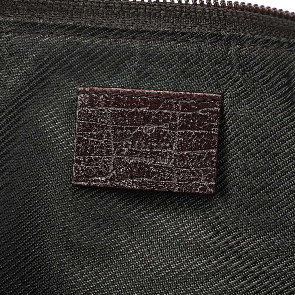 07198 Beige Brown GG Boat Pochette