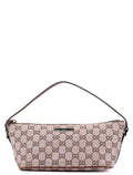 07198 Beige Brown GG Boat Pochette