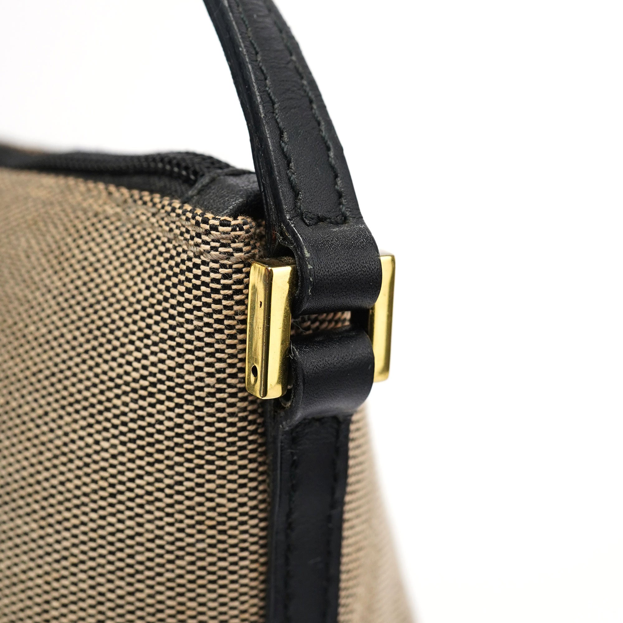07198 Beige Canvas Boat Pochette