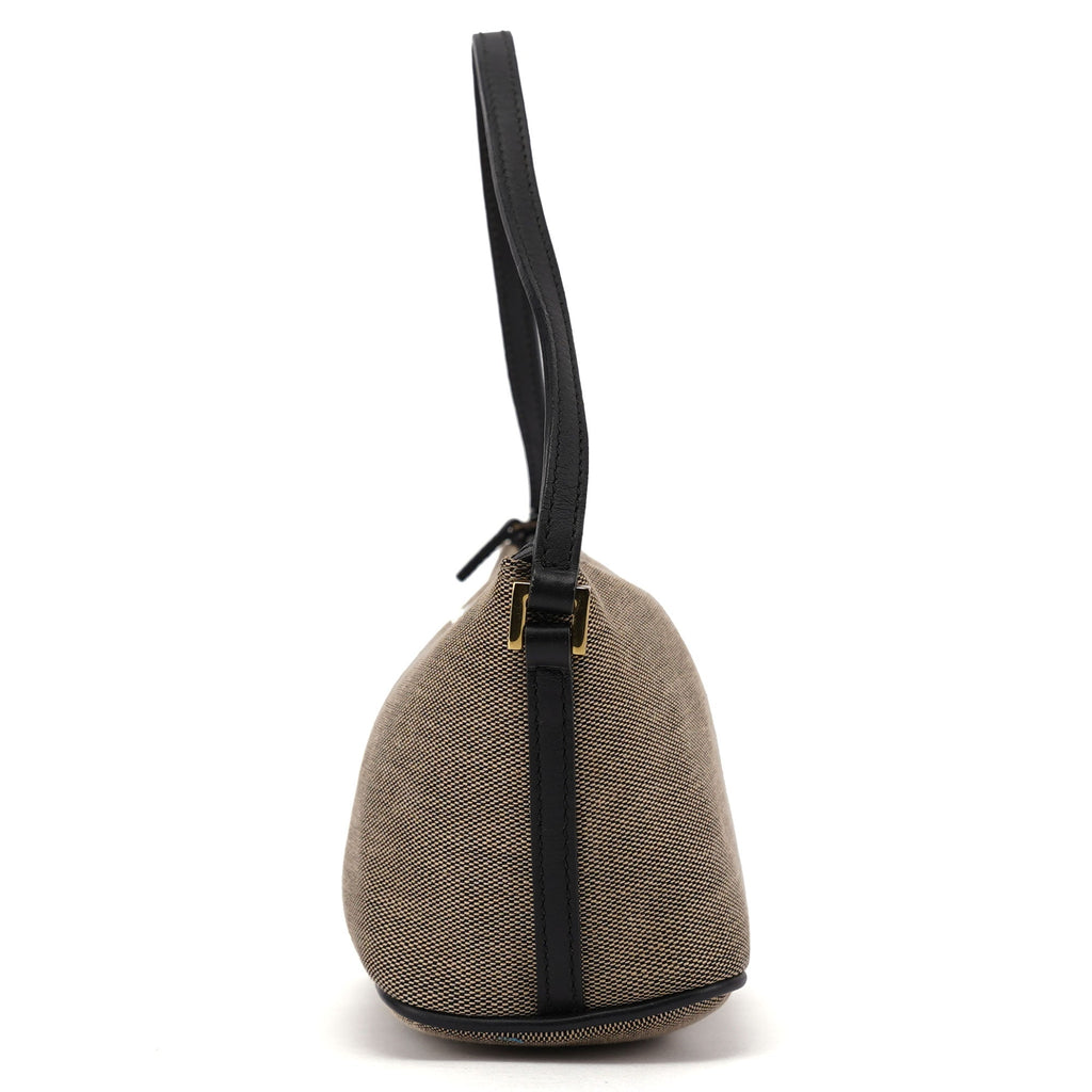 07198 Beige Canvas Boat Pochette