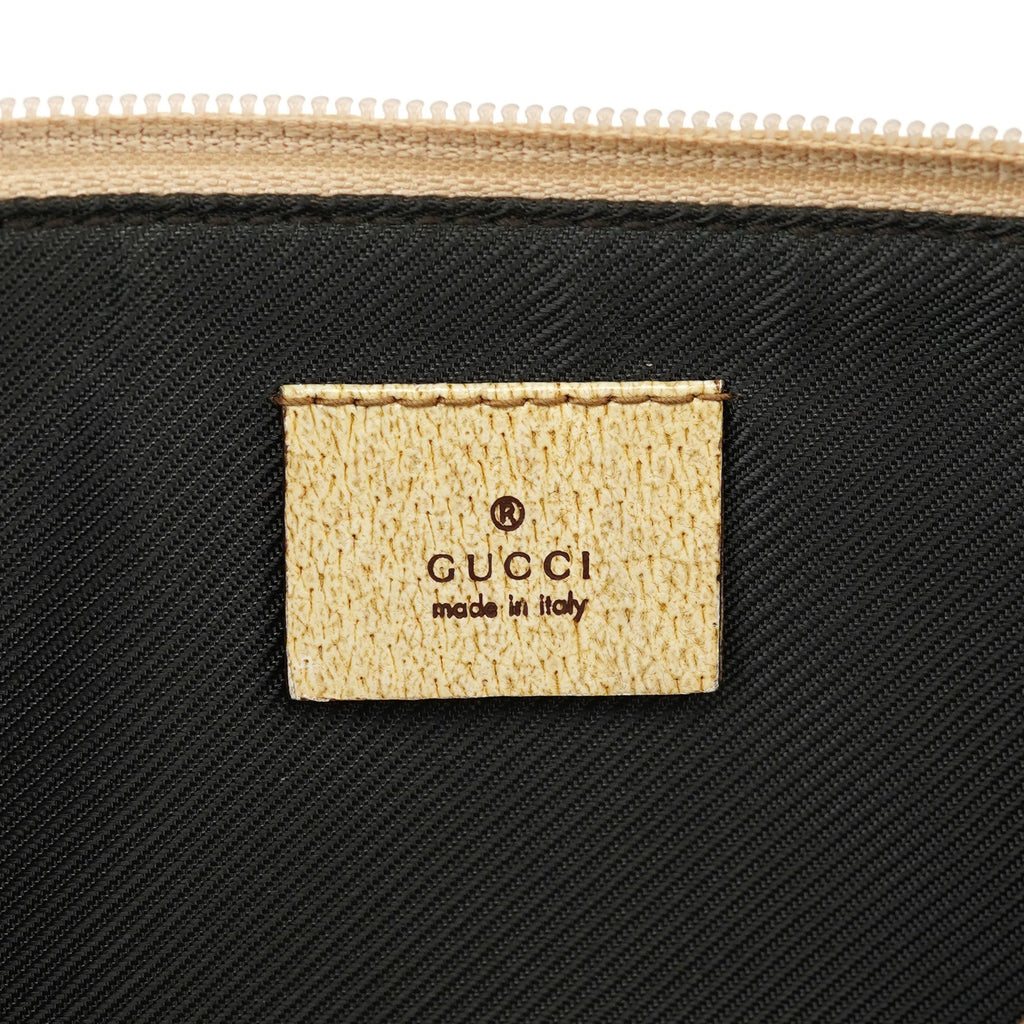 07198 Beige GG Boat Pochette