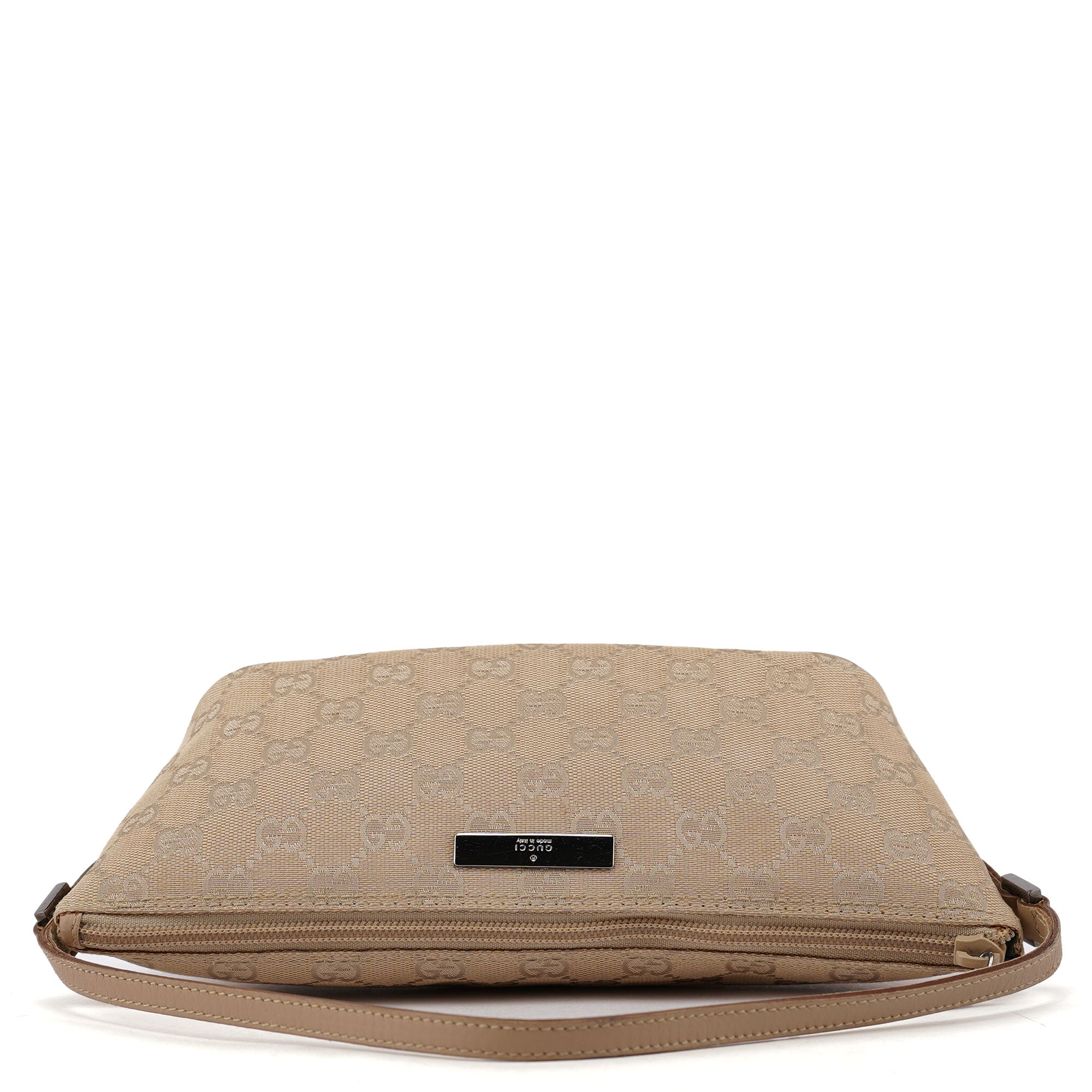 07198 Beige GG Boat Pochette