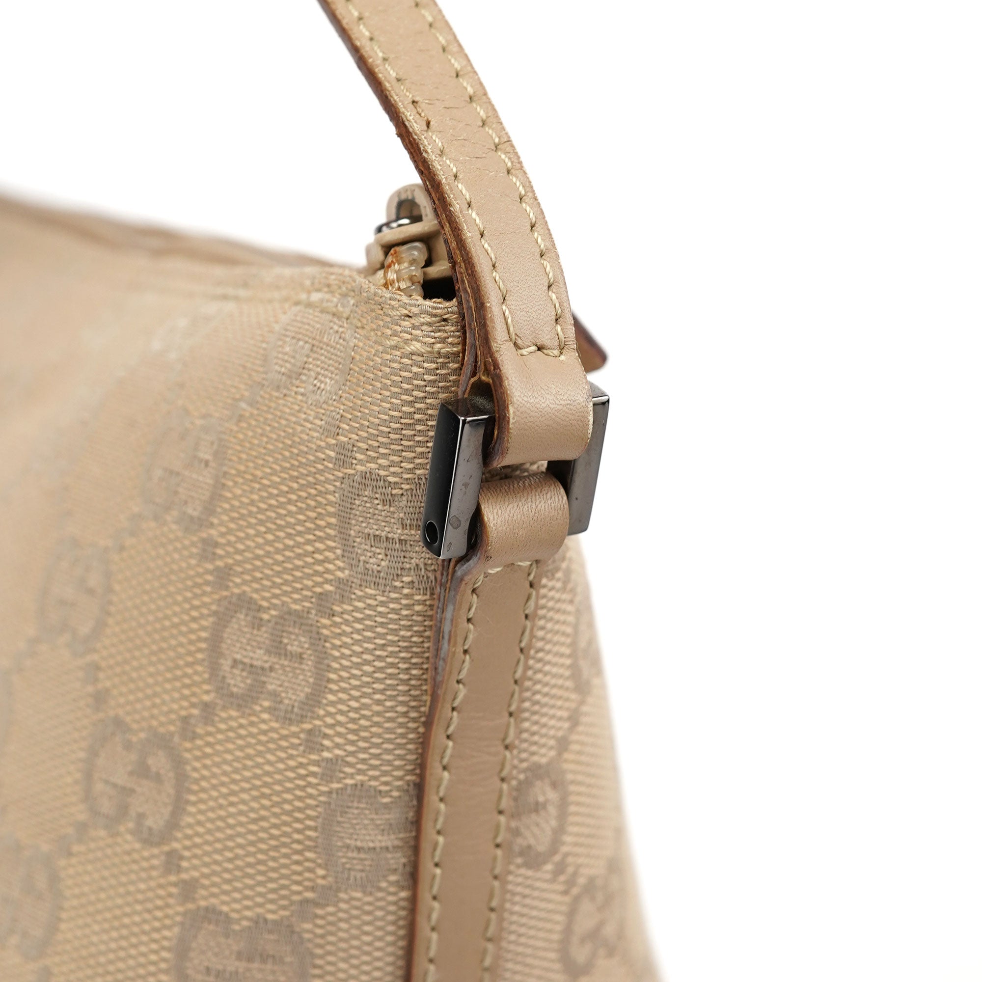 07198 Beige GG Boat Pochette