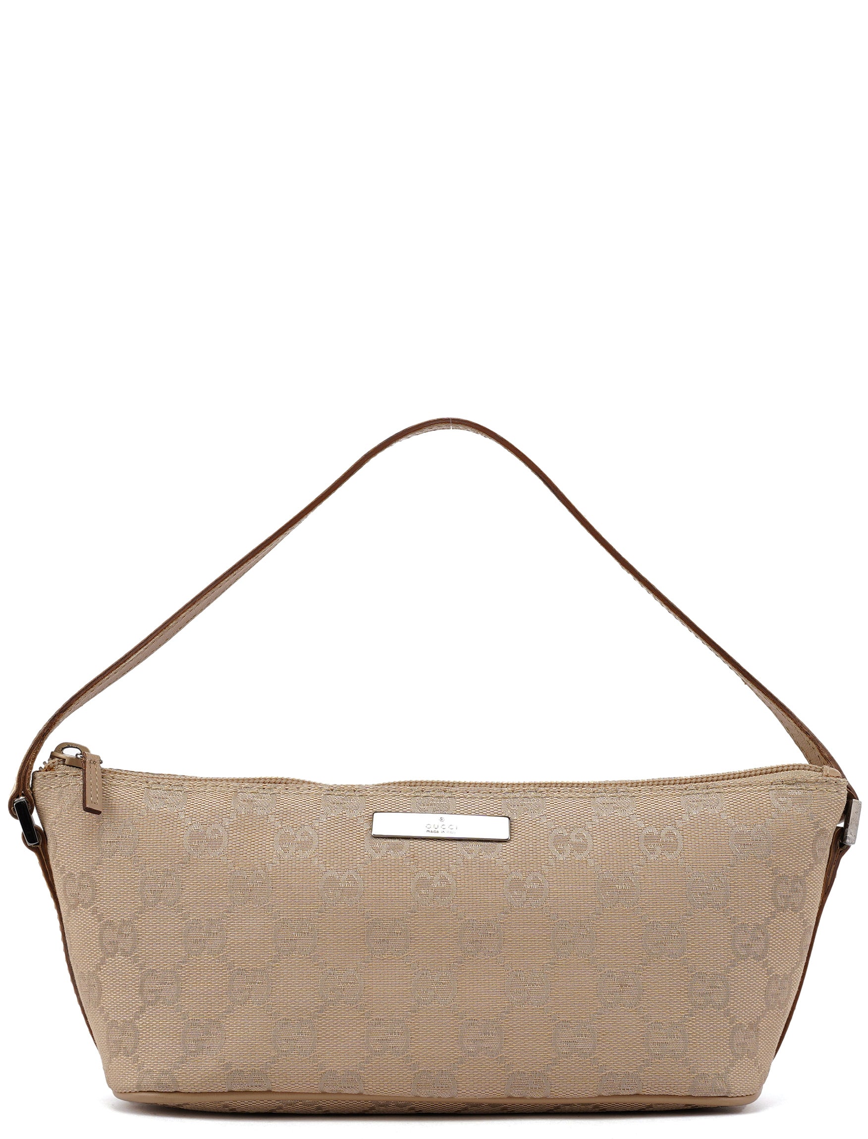 07198 Beige GG Boat Pochette