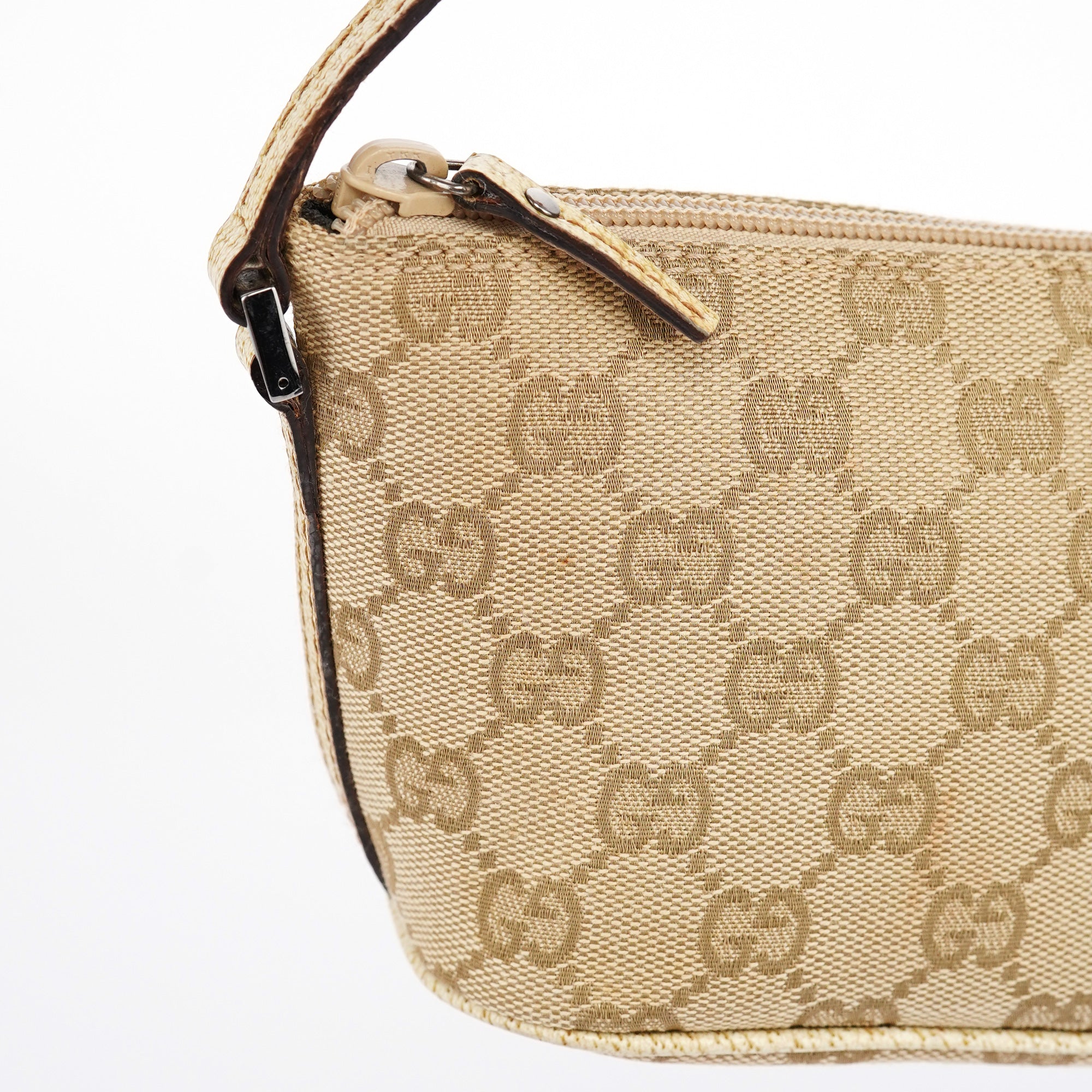 07198 Beige GG Boat Pochette