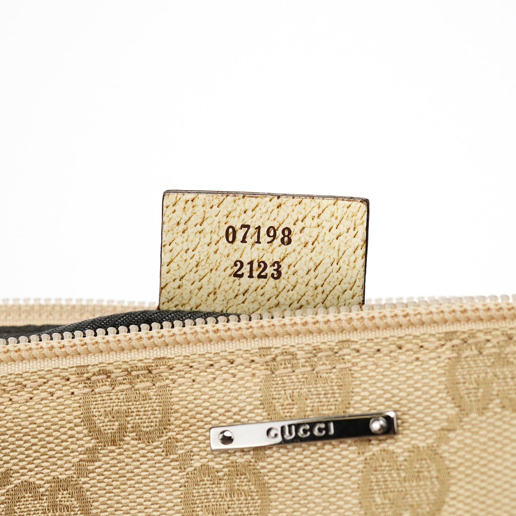 07198 Beige GG Boat Pochette